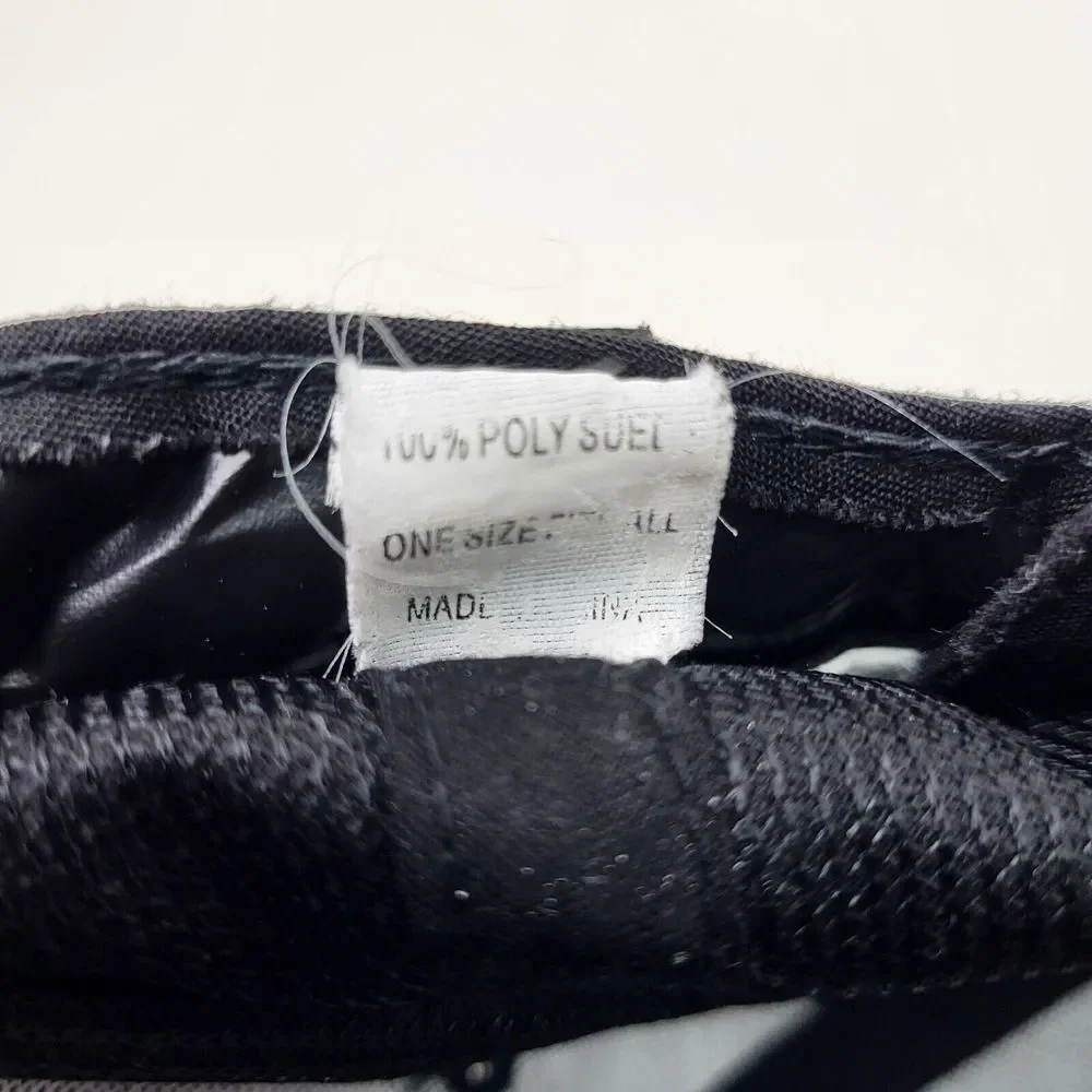 Harley Davidson Hat Womens One Size Black Blue Adjustable Drawstring‎ Bling Cap